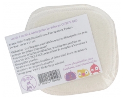 Oh qu'il est bio 5 Washable Squares to Remove Make-Up in Organic Cotton Oh qu'il est bio 5 Washable Squares to Remove Make-Up in Organic Cotton