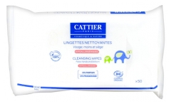 Cattier 50 Cleansing Wipes Cattier 50 Cleansing Wipes