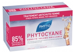Phyto Phytocyane Soin Anti-Chute Stimulateur de Croissance Femme 12 x 7.5 ml Phyto Phytocyane Soin Anti-Chute Stimulateur de Croissance Femme 12 x 7.5 ml