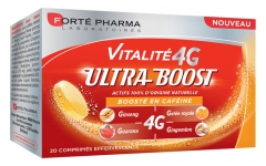 Forté Pharma Vitality 4G Ultra-Boost 20 Tabletas Efervescentes Forté Pharma Vitality 4G Ultra-Boost 20 Tabletas Efervescentes