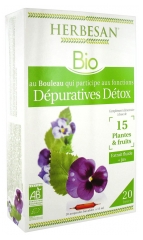 Herbesan Organic Detox Birch Complex 20 Phials of 15ml Herbesan Organic Detox Birch Complex 20 Phials of 15ml