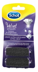 Scholl Velvet Smooth Express Pedi Cristaux de Diamants Grain Ultra Exfoliant 2 Rouleaux de Remplacement Scholl Velvet Smooth Express Pedi Cristaux de Diamants Grain Ultra Exfoliant 2 Rouleaux de Remplacement