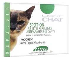 Canys Spot-On Repulsive Pipettes Insect Pest Control Cat 3 Pipettes Canys Spot-On Repulsive Pipettes Insect Pest Control Cat 3 Pipettes