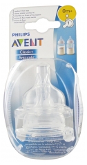 Avent Airflex 0m+ Teats Size 1 Newborn Flow x2 Avent Airflex 0m+ Teats Size 1 Newborn Flow x2