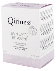 Qiriness Bain Lacté Relaxant Galet Effervescent Aromatique 6 Galets Qiriness Bain Lacté Relaxant Galet Effervescent Aromatique 6 Galets