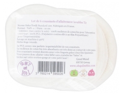 Oh qu'il est bio Lot de 6 Coussinets d'Allaitement Lavables Taille 2 Oh qu'il est bio Lot de 6 Coussinets d'Allaitement Lavables Taille 2