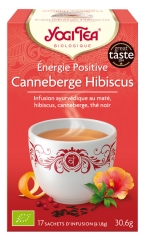 Yogi Tea Énergie Positive Canneberge Hibiscus 17 Sachets Yogi Tea Énergie Positive Canneberge Hibiscus 17 Sachets