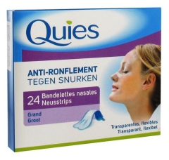 Quies Anti-Snoring 24 Nasal Strips Quies Anti-Snoring 24 Nasal Strips