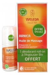 Weleda Arnika-Massageöl 200 ml + Sanddorn-Deoroller 24H 50 ml Frei Weleda Arnika-Massageöl 200 ml + Sanddorn-Deoroller 24H 50 ml Frei