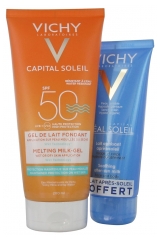 Vichy Idéal Soleil Gel de Lait Ultra-Fondant SPF 50 200 ml + Lait Apaisant Après-Soleil 100 ml Offert Vichy Idéal Soleil Gel de Lait Ultra-Fondant SPF 50 200 ml + Lait Apaisant Après-Soleil 100 ml Offert