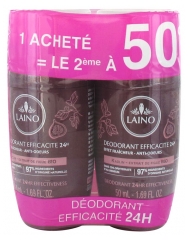 Laino Deodorant 24Hr Effectiveness Organic Fig Extract 2 x 50ml Laino Deodorant 24Hr Effectiveness Organic Fig Extract 2 x 50ml