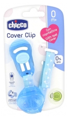 Chicco Cover Clip Soother Clip with Teat Cover 0 Months and + Chicco Cover Clip Soother Clip with Teat Cover 0 Months and +