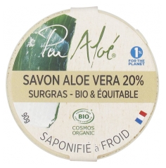 Pur Aloé Savon Aloé Vera 20% Surgras Bio 90 g Pur Aloé Savon Aloé Vera 20% Surgras Bio 90 g