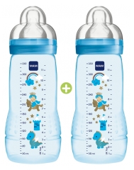 MAM 2 Biberons 2ème Age 330 ml 6 Mois et + MAM 2 Biberons 2ème Age 330 ml 6 Mois et +