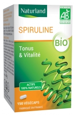 Naturland Spiruline Bio 150 Végécaps Naturland Spiruline Bio 150 Végécaps