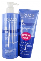 Uriage Baby Reinigungscreme 500 ml + 1. Feuchtigkeitsspendende Milch 200 ml Gratis Uriage Baby Reinigungscreme 500 ml + 1. Feuchtigkeitsspendende Milch 200 ml Gratis