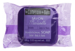 Le Comptoir du Bain Seife Aus Marseille Veilchen 100 g Le Comptoir du Bain Seife Aus Marseille Veilchen 100 g