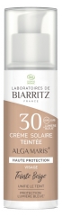 Laboratoires de Biarritz Alga Maris Crème Solaire Teintée Visage SPF 30 Bio 50 ml Laboratoires de Biarritz Alga Maris Crème Solaire Teintée Visage SPF 30 Bio 50 ml
