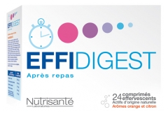 Nutrisanté Effidigest Après Repas 24 Comprimés Effervescents Nutrisanté Effidigest Après Repas 24 Comprimés Effervescents