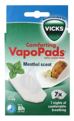 Vicks VapoPads 7 Recharges Parfumées au Menthol Vicks VapoPads 7 Recharges Parfumées au Menthol