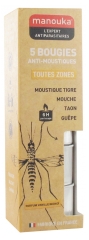 Manouka 5 Velas Antimosquitos Perfume Vainilla/Monoï Manouka 5 Velas Antimosquitos Perfume Vainilla/Monoï