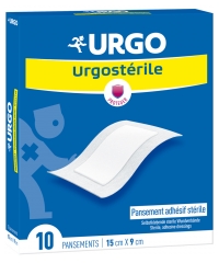 Urgo Estéril Vendaje Adhesivo Estéril de 15 x 9 cm 10 Apósitos Adhesivos Urgo Estéril Vendaje Adhesivo Estéril de 15 x 9 cm 10 Apósitos Adhesivos