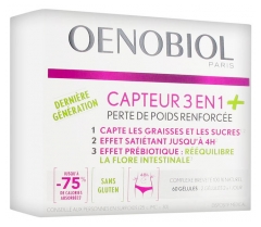 Oenobiol Sensor 3 en 1 + Pérdida de Peso Reforzada 60 Cápsulas Oenobiol Sensor 3 en 1 + Pérdida de Peso Reforzada 60 Cápsulas