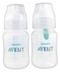 Avent Anti-Colic AirFree Ventil 2 Baby Bottles 260ml 1 Month and + Avent Anti-Colic AirFree Ventil 2 Baby Bottles 260ml 1 Month and +