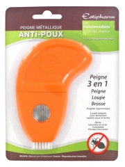 Estipharm Peigne Métallique Anti-Poux 3 en 1 Estipharm Peigne Métallique Anti-Poux 3 en 1