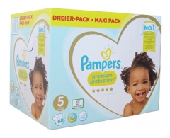 Pampers Premium Protection Maxi Pack 68 Couches Taille 5 (11-16 kg) Pampers Premium Protection Maxi Pack 68 Couches Taille 5 (11-16 kg)