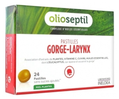 Olioseptil Lozenges Throat-Larynx Honey Plants 24 Lozenges Olioseptil Lozenges Throat-Larynx Honey Plants 24 Lozenges