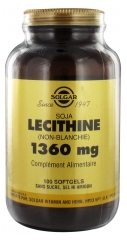 Solgar Lecithine 1360 mg 100 Gélules Solgar Lecithine 1360 mg 100 Gélules