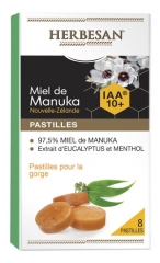 Herbesan Manuka Honey Lozenges Honey Eucalyptus IAA 10+ 8 Lozenges Herbesan Manuka Honey Lozenges Honey Eucalyptus IAA 10+ 8 Lozenges