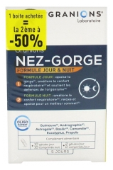 Granions Nez-Gorge Jour & Nuit 10 Gélules + 10 Comprimés Lot de 2 Granions Nez-Gorge Jour & Nuit 10 Gélules + 10 Comprimés Lot de 2