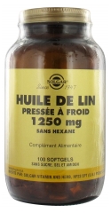 Solgar Linseed Oil Cold Pressed 1250mg 100 Softgels Solgar Linseed Oil Cold Pressed 1250mg 100 Softgels