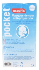 Assanis Taschen-Anti-Projektions-Pflegemaske 10 Masken Assanis Taschen-Anti-Projektions-Pflegemaske 10 Masken