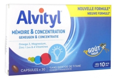 Alvityl Memoria y Concentración 30 Cápsulas Alvityl Memoria y Concentración 30 Cápsulas