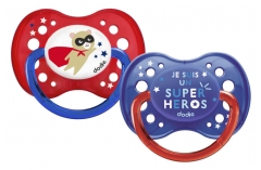 Dodie 2 Schnuller Anatomisches Silikon Duo Super Hero 18 Monate und + N°A85 Dodie 2 Schnuller Anatomisches Silikon Duo Super Hero 18 Monate und + N°A85