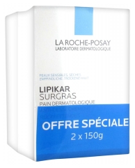 La Roche-Posay Lipikar Pain Surgras Lot de 2 x 150 g La Roche-Posay Lipikar Pain Surgras Lot de 2 x 150 g