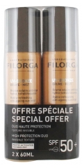 Filorga UV-Bronze Brume Solaire Anti-Âge SPF50 Lot de 2 x 60 ml Filorga UV-Bronze Brume Solaire Anti-Âge SPF50 Lot de 2 x 60 ml
