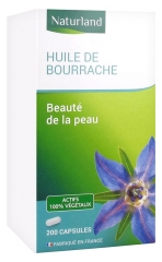 Naturland Huile de Bourrache 200 Capsules Naturland Huile de Bourrache 200 Capsules