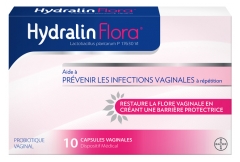 Hydralin Flora Restauración del Equilibrio Natural de la Flora Vaginal 10 Cápsulas Hydralin Flora Restauración del Equilibrio Natural de la Flora Vaginal 10 Cápsulas