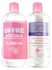 Eau de Jonzac Reactive Eau Micellaire Apaisante Lot de 2 x 500 ml Eau de Jonzac Reactive Eau Micellaire Apaisante Lot de 2 x 500 ml