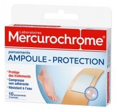 Mercurochrome Blister Protection 10 Plasters Mercurochrome Blister Protection 10 Plasters