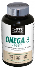 STC Nutrition Omega 3 Vegetal 120 Vegetable Capsules STC Nutrition Omega 3 Vegetal 120 Vegetable Capsules