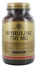 Solgar Spirulina 750mg 100 Tablets Solgar Spirulina 750mg 100 Tablets