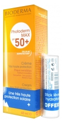 Bioderma Photoderm Max SPF50+ Crème 40 ml + 1 Stick Lèvres Hydratant 4 g Offert