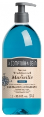 Le Comptoir du Bain Marseille Traditional Soap Ocean 1L Le Comptoir du Bain Marseille Traditional Soap Ocean 1L
