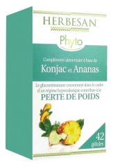 Herbesan Glucommanane de Konjac Perte de Poids 42 Gélules Herbesan Glucommanane de Konjac Perte de Poids 42 Gélules