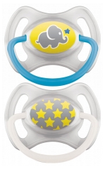 MAM Anneau 2 Silicone Anatomic Dummies 6 Months and More MAM Anneau 2 Silicone Anatomic Dummies 6 Months and More
